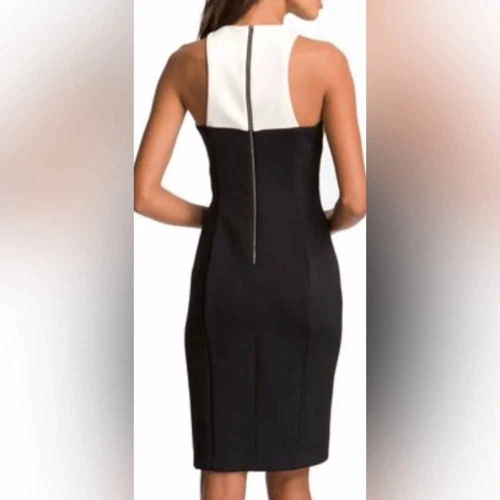 🎨 Woman’s Sz 12 Maggy London Color Block Dress.  Well made‼️ Worn Once❤️ - Picture 3 of 4